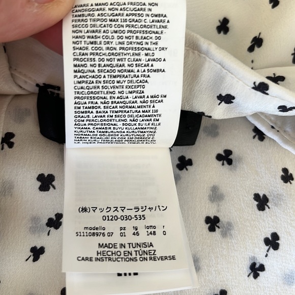 Max Mara blouse. Worn once and washed in cold - Picture 15 of 15